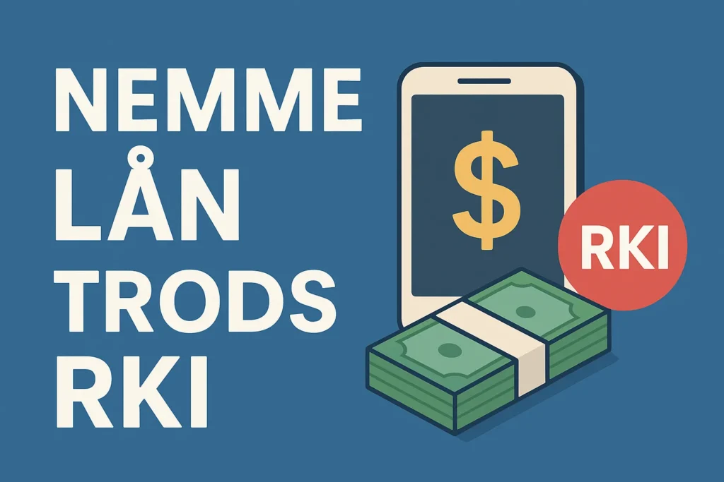 Infografik der viser hvorfor nemme lån trods RKI ikke er mulige i Danmark